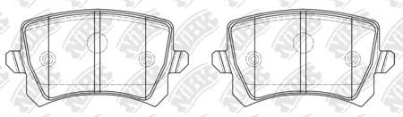 NIBK PN6016S Колодки торм. спорт