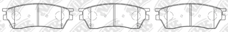 NIBK PN8009 Колодки торм.