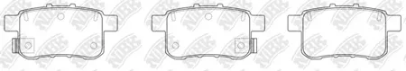 NIBK PN8864 Колодки торм.задние . Honda Accord all 08>