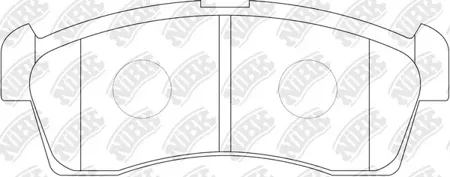NIBK PN9523 Колодки торм.передние Mazda Nissan Suzuki