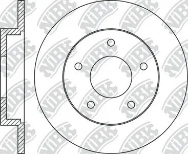 NIBK RN1369 Диск торм.задний Mazda 35 1.41.6TD2.0CD 03>