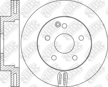 NIBK RN1463 Диск тормозной