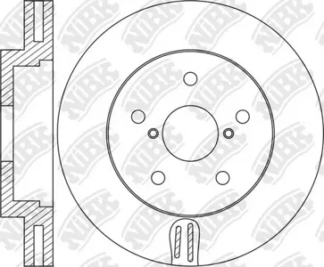 NIBK RN1536SET Диск тормозной Lexus GS 300 05-