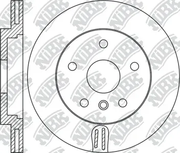 NIBK RN2057 Диск тормозной передний BMW F45F46F48 1.5-2.0iD 14>