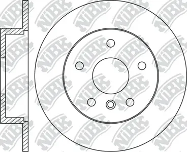 NIBK RN2058 Диск торм.задний D280 BMW F45F46F48 1.5-2.0iD 14>