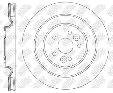 NIBK RN2337 Диск торм.перед. Chery Tiggo 7 Pro Max (T1E) 1,6 22-