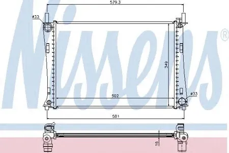 NISSENS 62028A Радиатор Ford Fiesta Fusion 1.41.6 16V 02>