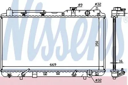 NISSENS 681021 Радиатор [660x350]