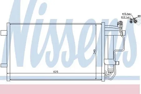 NISSENS 940149 Радиатор кондиционера