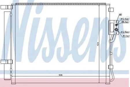 NISSENS 940209 Радиатор кондиционера
