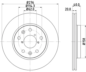 NISSHINBO ND9002K Тормозной диск