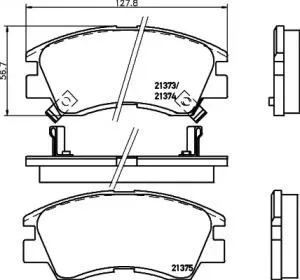 NISSHINBO NP3000 Колодки торм.передние Mitsubishi L 300 DELICA II PlatformChassis (L03P) 0580-> MITSUBI