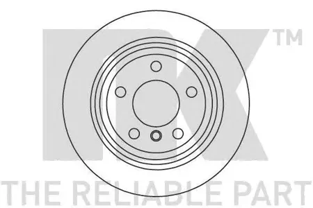NK 201597 Диск тормозной BMW 3 f30 328 задний вент.d=300мм.