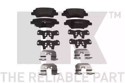 NK 223442 Колодки торм.задние Kia Soul 1.6iCRDi 09>, Hyundai Sonata V 2.0TiCRDi 05>