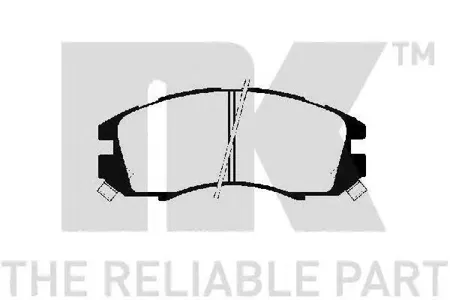 NK 224406 Колодки торм. 