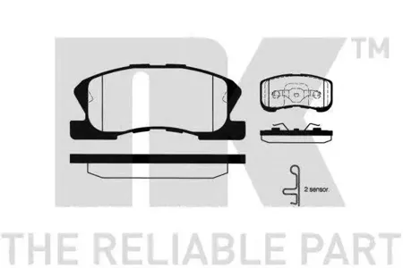 NK 225112 Колодки торм.