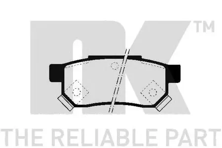 NK 229972 Колодки торм. Hon Civic 85-