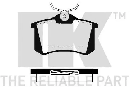 NK 229986 Колодки торм.задние VW Golf Bora 2.3-3.2i 00>, Citroen C8, Peugeot 807 02>