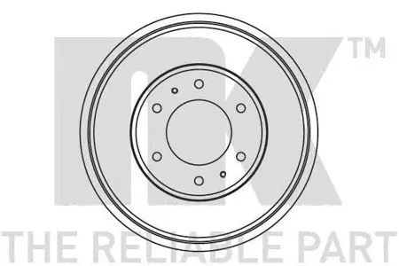 NK 253014 Барабан тормозной Mitsubishi L200 2.5DI-D 05>