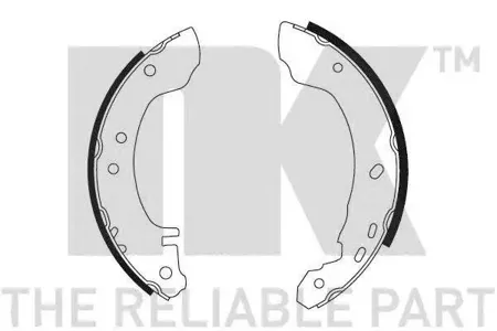 NK 2722531 Колодки торм.барабанные Primera 90-96