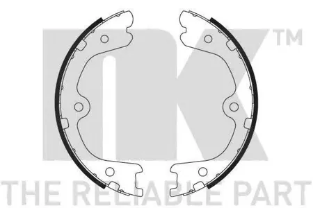 NK 2722798 Колодки ст.торм. Nissan Pathfinder 05- Navara 05-