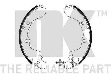 NK 2730566 Колодки торм.барабанные