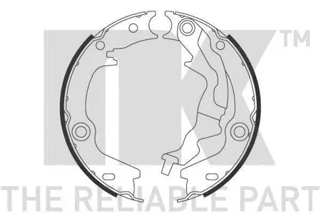 NK 2734784 Колодки торм.барабанные 