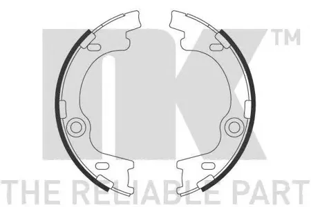 NK 2734790 Колодки торм.барабанные ручника Hyundai I30, Kia Ceed 1.4-2.0i1.6-2.0CRDi 07>