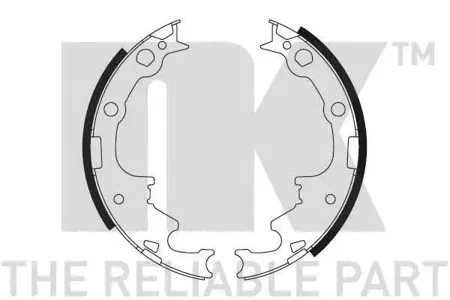 NK 2793630 Колодки торм.барабанные Jeep 190-