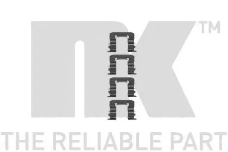 NK 7922184 Комплект монтажный тормозных колодок