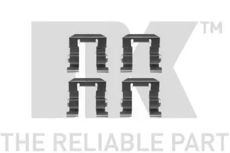 NK 7922212 Комплект монтажный торм. колодок Nissan Almera 0995