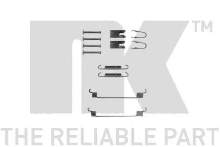 NK 7925794 Комплект монтажный торм. колодок Ford Fiesta Puma 00-