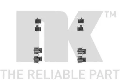 NK 7930078 Комплектующие, колодки дискового тормоза
