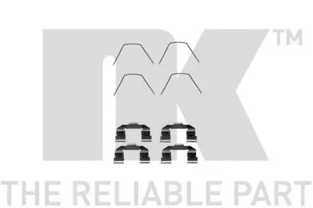 NK 7932607 Комплект монтажный торм. колодок Mazda 6 GG 02-