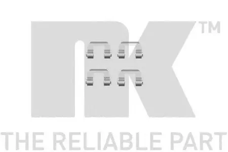 NK 7935693 Комплект монтажный торм. колодок Kia Cerato 4.04