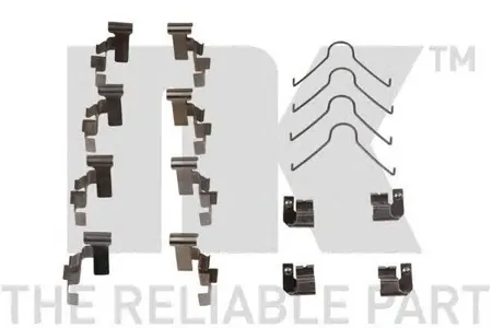 NK 79451895 Комплект монтажный торм. колодок Toyota Dyna 150Hiace