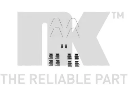 NK 7952651 Комплект монтажный торм. колодок Suzuki Grand Vitara 3.98-