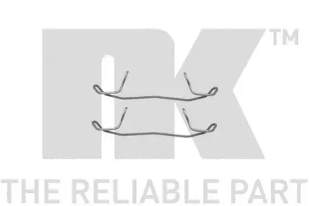 NK 7999123 Комплект монтажный торм. колодок Audi Opel Peugeot VW 82-00