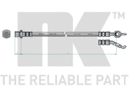 NK 8545150 Шланг тормозной