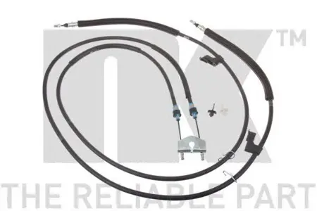 NK 9025144 трос ручника зад. Ford C-Max Focus all 07> 18161700+18601745 disc