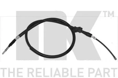 NK 904767 Трос ручника правый Audi 8090 1.6-1.9D 87>drum