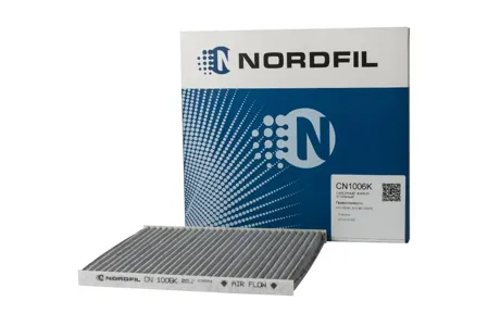 NORDFIL CN1006K Фильтр салона угольный Hyundai Solaris Kia Rio III