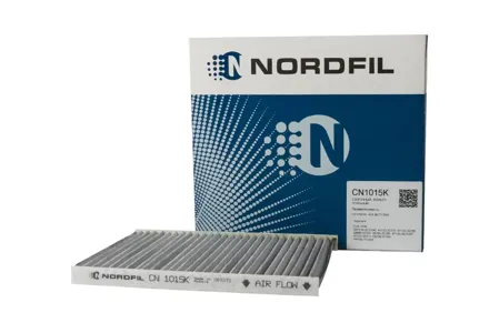 NORDFIL CN1015K Фильтр салона Ag+ антибактериальный