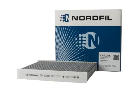 NORDFIL CN1029K Фильтр салона Ford Focus C-MAX Mondeo 07- Volvo C30C70S40V50 04- угольный