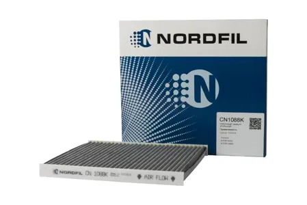 NORDFIL CN1088K Фильтр салона угольный Geely MK, MK Cross (08-16), Great Wall Hover M2, M4 (13-), Lexus ES IV,GX I,RX II, Subaru Legacy IV, Outback III, Toyota 4 Runner