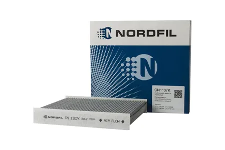 NORDFIL CN1107K Фильтр салона угольный Lada Vesta Cross Vesta SW Vesta SW Cross X-RAY Renault Alpine A 110 II
