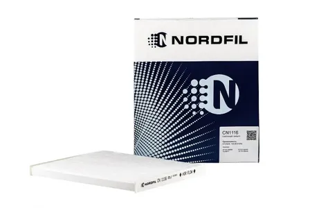 NORDFIL CN1116 Фильтр салона Hyundai : Santa Fe III Grand Santa Fe (12~), Sonata VI (YF) (09~), Grand eur (11~)