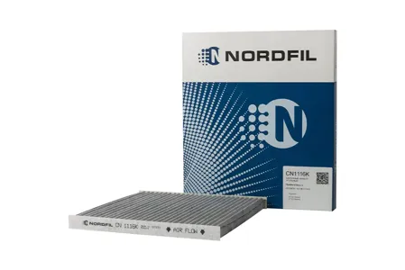 NORDFIL CN1116K Фильтр салона Ag+ антибактериальный