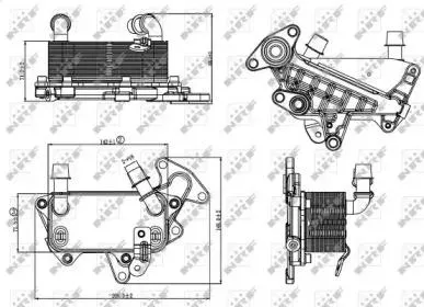 NRF 31264 Радиатор масляный