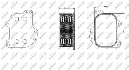 NRF 31267 Масляный радиатор